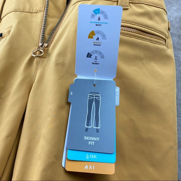 *NWT* Limited Edition Roxy Skinny-Fit Bib Snowboard Pants - Picture 9 of 9